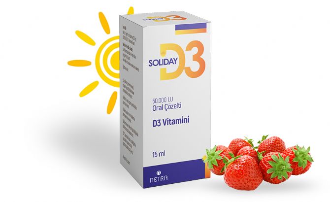 Soliday D3 Vitamin D3 50.000 IU Oral Çözelti